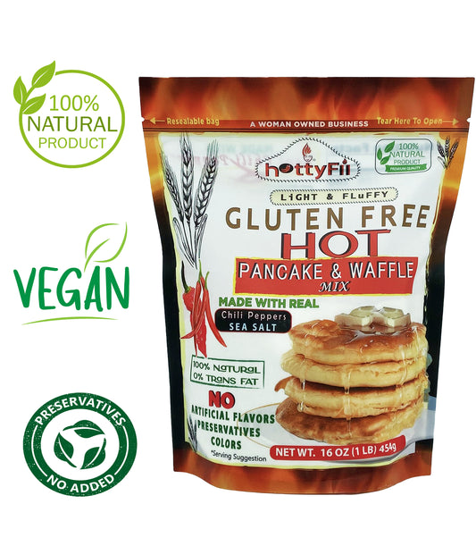 Hot Gluten Free Pancake and Waffle Mix 16 OZ