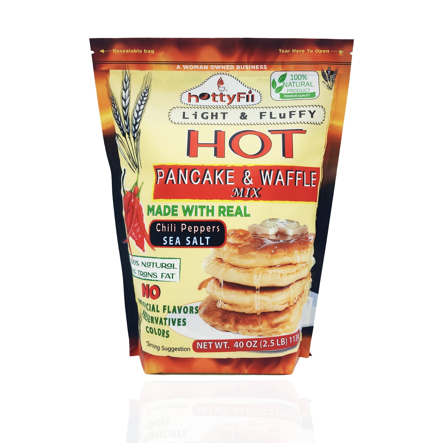 Hot Pancake and Waffle Mix 40 OZ